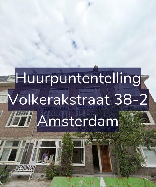 Foto gevel Huurpuntentelling voor Volkerakstraat 38-2, Amsterdam