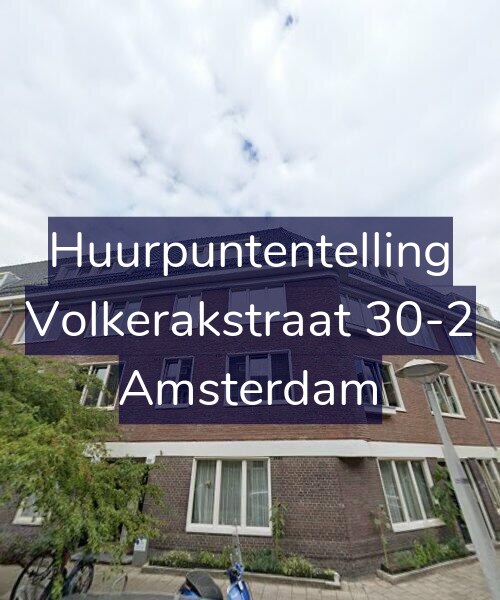 Foto gevel Huurpuntentelling voor Volkerakstraat 30-2, Amsterdam