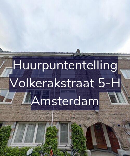 Foto gevel Huurpuntentelling voor Volkerakstraat 5-H, Amsterdam