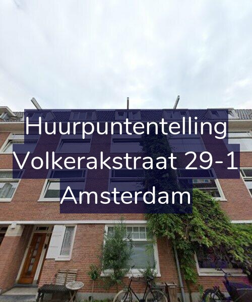 Foto gevel Huurpuntentelling voor Volkerakstraat 29-1, Amsterdam
