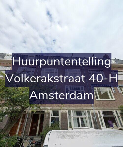 Foto gevel Huurpuntentelling voor Volkerakstraat 40-H, Amsterdam