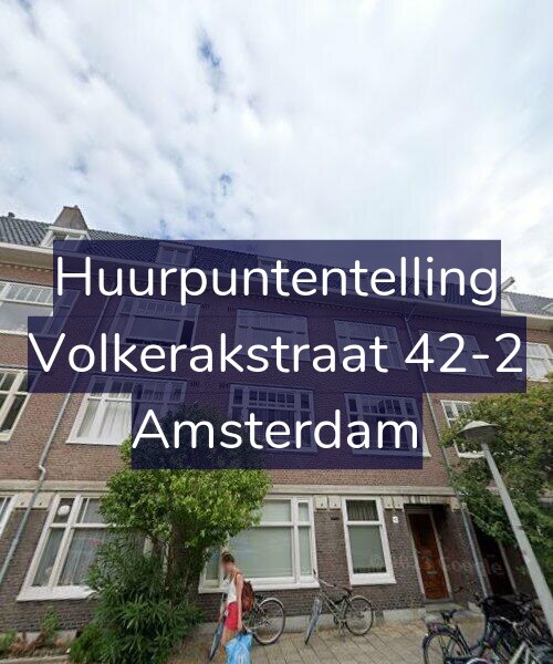 Foto gevel Huurpuntentelling voor Volkerakstraat 42-2, Amsterdam