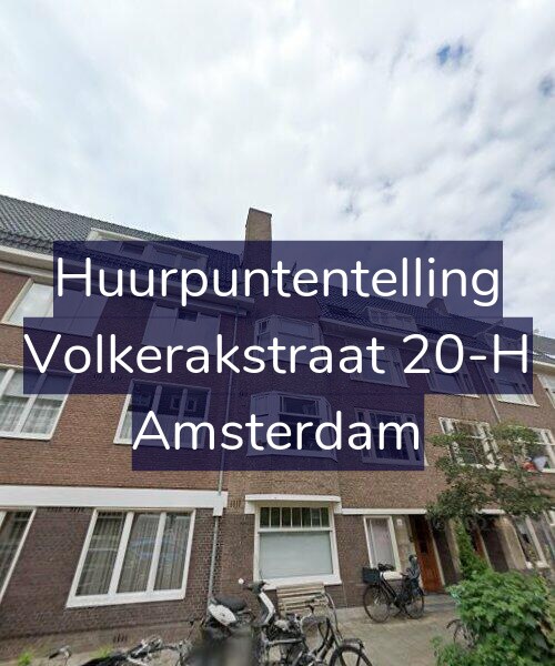Foto gevel Huurpuntentelling voor Volkerakstraat 20-H, Amsterdam