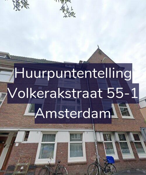 Foto gevel Huurpuntentelling voor Volkerakstraat 55-1, Amsterdam