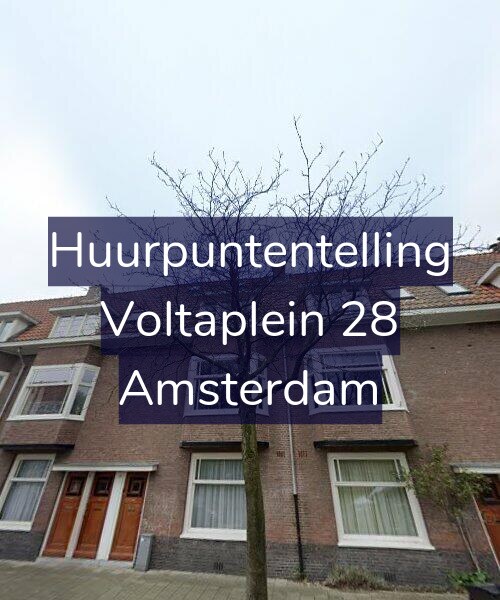 Foto gevel Huurpuntentelling voor Voltaplein 28, Amsterdam
