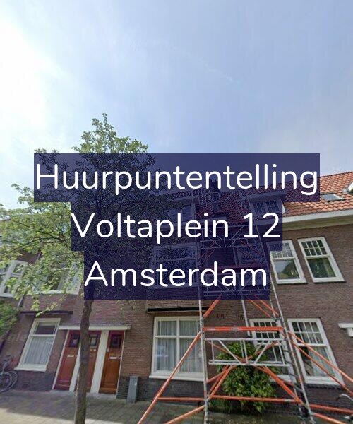 Foto gevel Huurpuntentelling voor Voltaplein 12, Amsterdam