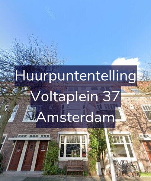 Foto gevel Huurpuntentelling voor Voltaplein 37, Amsterdam