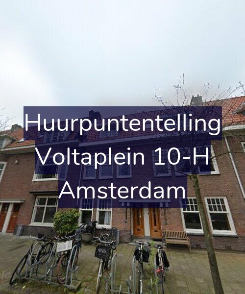 Foto gevel Huurpuntentelling voor Voltaplein 10-H, Amsterdam