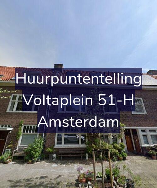Foto gevel Huurpuntentelling voor Voltaplein 51-H, Amsterdam