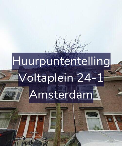 Foto gevel Huurpuntentelling voor Voltaplein 24-1, Amsterdam
