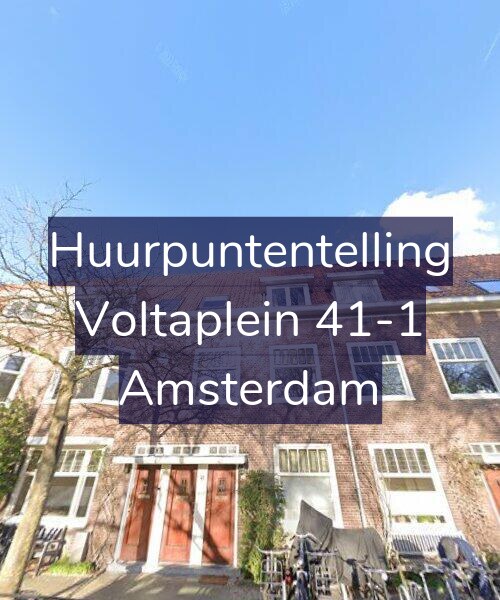 Foto gevel Huurpuntentelling voor Voltaplein 41-1, Amsterdam