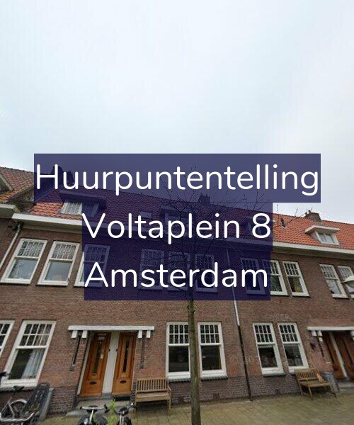 Foto gevel Huurpuntentelling voor Voltaplein 8, Amsterdam