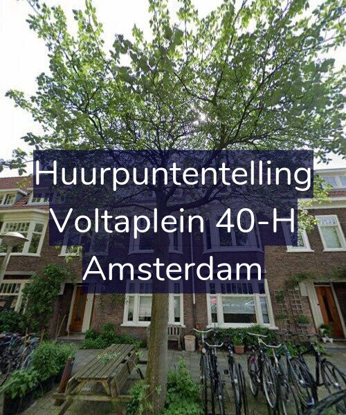 Foto gevel Huurpuntentelling voor Voltaplein 40-H, Amsterdam
