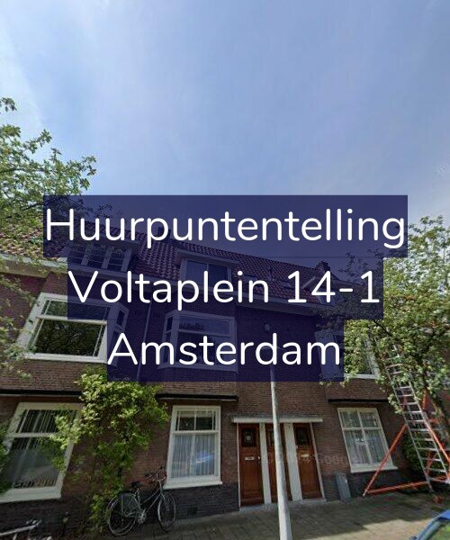 Foto gevel Huurpuntentelling voor Voltaplein 14-1, Amsterdam