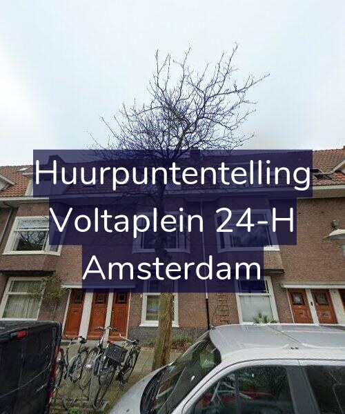 Foto gevel Huurpuntentelling voor Voltaplein 24-H, Amsterdam