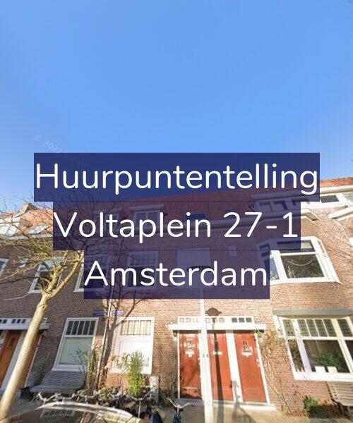 Foto gevel Huurpuntentelling voor Voltaplein 27-1, Amsterdam