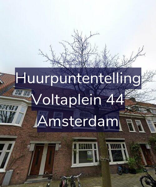 Foto gevel Huurpuntentelling voor Voltaplein 44, Amsterdam