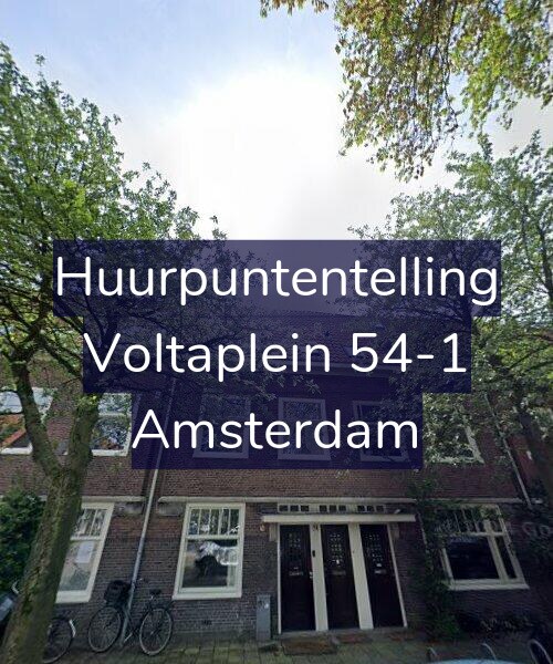 Foto gevel Huurpuntentelling voor Voltaplein 54-1, Amsterdam
