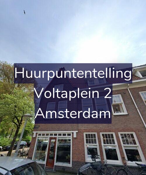Foto gevel Huurpuntentelling voor Voltaplein 2, Amsterdam