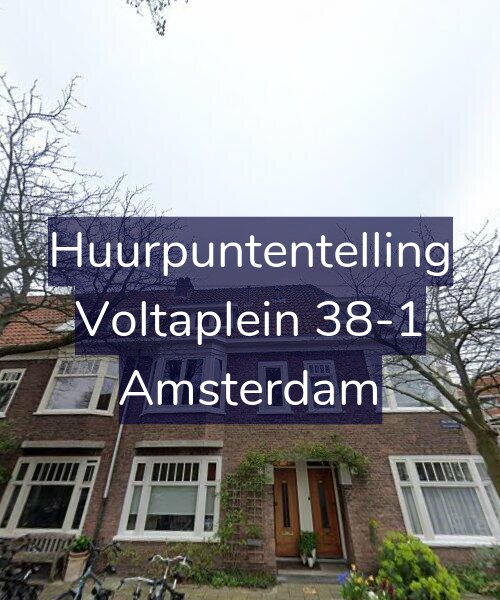 Foto gevel Huurpuntentelling voor Voltaplein 38-1, Amsterdam