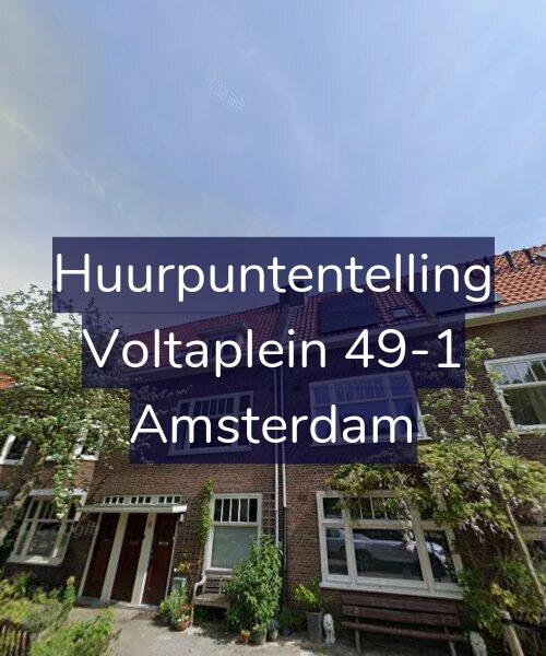Foto gevel Huurpuntentelling voor Voltaplein 49-1, Amsterdam