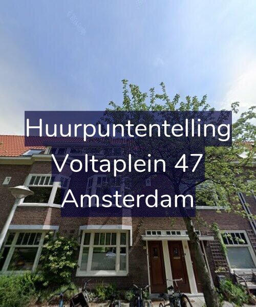 Foto gevel Huurpuntentelling voor Voltaplein 47, Amsterdam