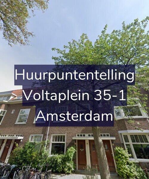 Foto gevel Huurpuntentelling voor Voltaplein 35-1, Amsterdam