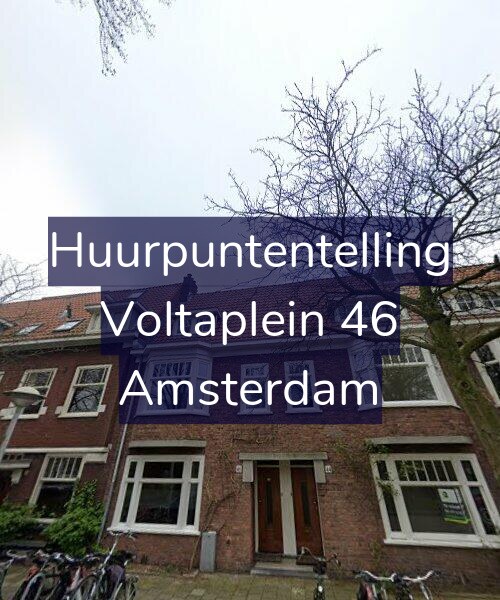 Foto gevel Huurpuntentelling voor Voltaplein 46, Amsterdam