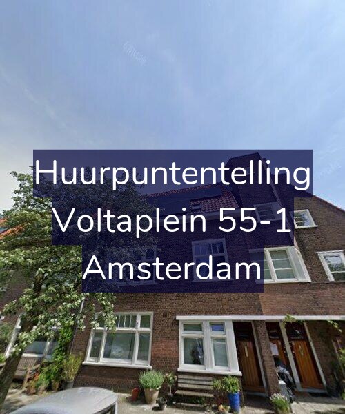 Foto gevel Huurpuntentelling voor Voltaplein 55-1, Amsterdam