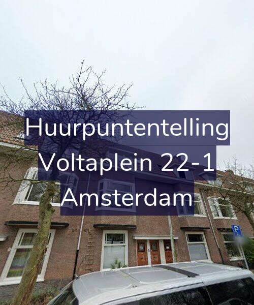 Foto gevel Huurpuntentelling voor Voltaplein 22-1, Amsterdam