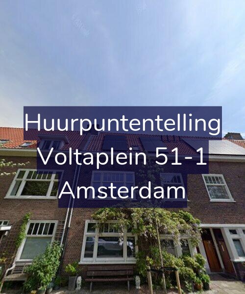 Foto gevel Huurpuntentelling voor Voltaplein 51-1, Amsterdam