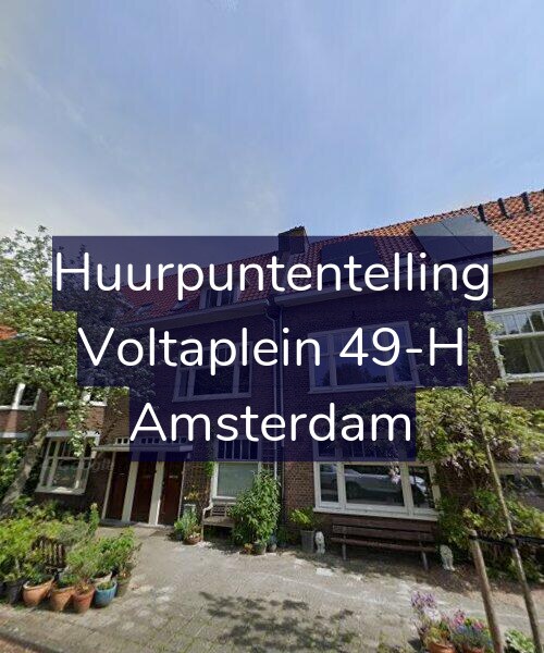 Foto gevel Huurpuntentelling voor Voltaplein 49-H, Amsterdam