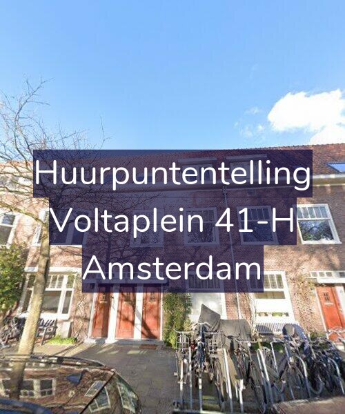 Foto gevel Huurpuntentelling voor Voltaplein 41-H, Amsterdam