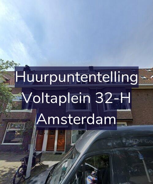 Foto gevel Huurpuntentelling voor Voltaplein 32-H, Amsterdam