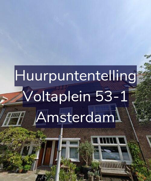 Foto gevel Huurpuntentelling voor Voltaplein 53-1, Amsterdam