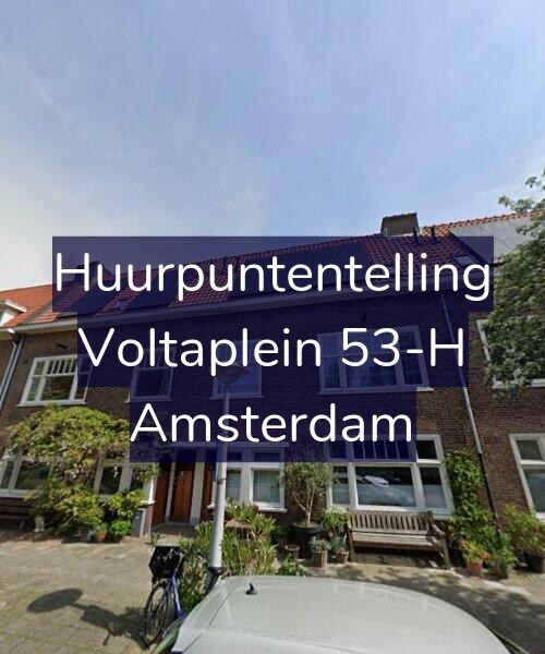 Foto gevel Huurpuntentelling voor Voltaplein 53-H, Amsterdam