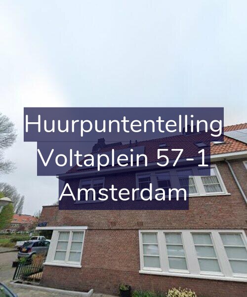 Foto gevel Huurpuntentelling voor Voltaplein 57-1, Amsterdam