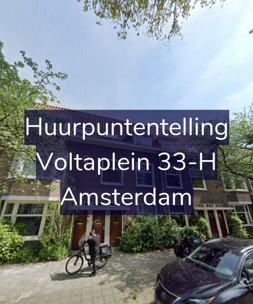 Foto gevel Huurpuntentelling voor Voltaplein 33-H, Amsterdam