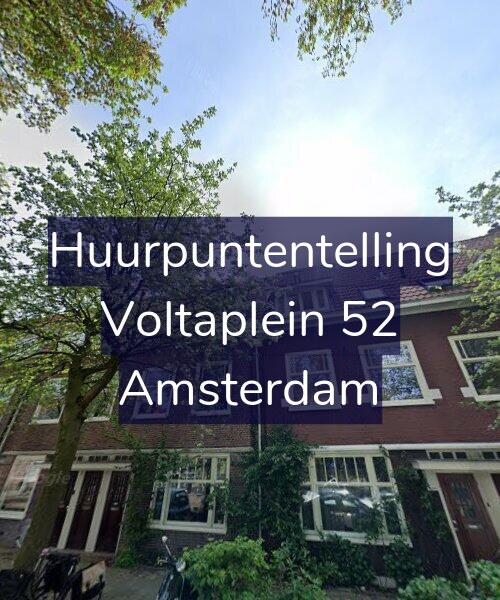 Foto gevel Huurpuntentelling voor Voltaplein 52, Amsterdam