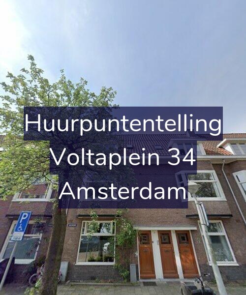 Foto gevel Huurpuntentelling voor Voltaplein 34, Amsterdam