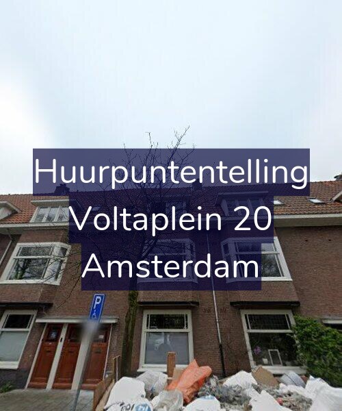 Foto gevel Huurpuntentelling voor Voltaplein 20, Amsterdam