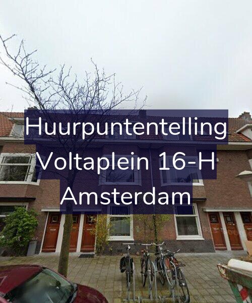 Foto gevel Huurpuntentelling voor Voltaplein 16-H, Amsterdam