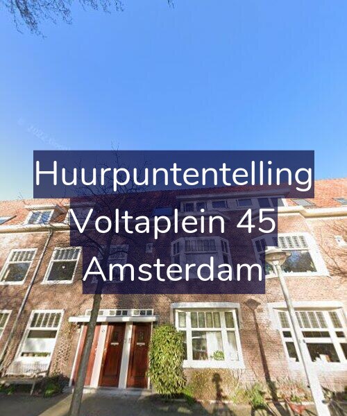 Foto gevel Huurpuntentelling voor Voltaplein 45, Amsterdam