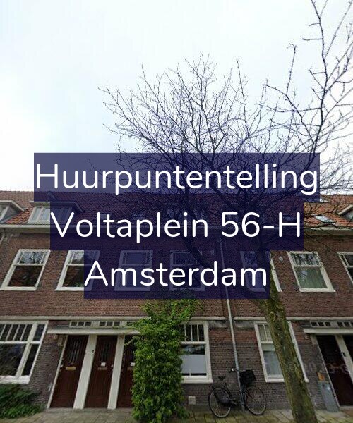 Foto gevel Huurpuntentelling voor Voltaplein 56-H, Amsterdam