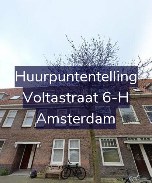 Foto gevel Huurpuntentelling voor Voltastraat 6-H, Amsterdam