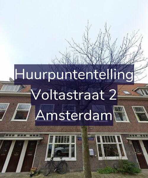 Foto gevel Huurpuntentelling voor Voltastraat 2, Amsterdam