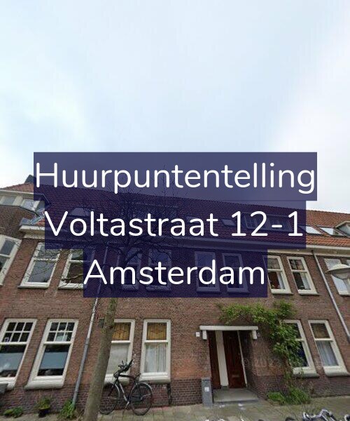 Foto gevel Huurpuntentelling voor Voltastraat 12-1, Amsterdam