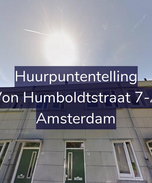 Foto gevel Huurpuntentelling voor Von Humboldtstraat 7-A, Amsterdam