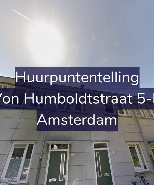 Foto gevel Huurpuntentelling voor Von Humboldtstraat 5-B, Amsterdam