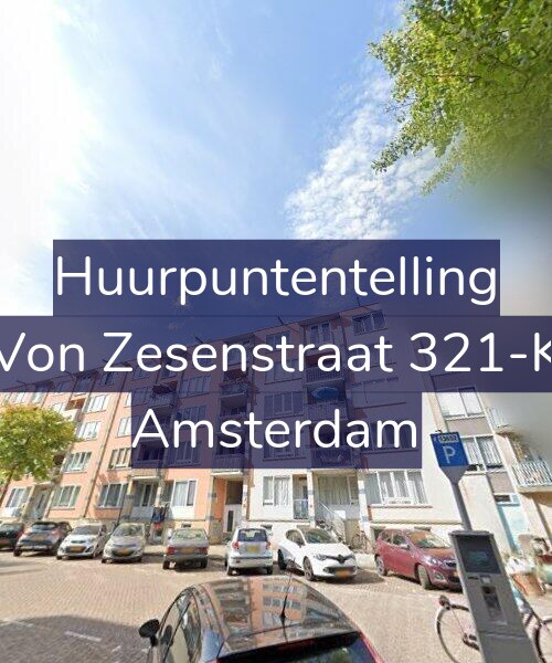 Foto gevel Huurpuntentelling voor Von Zesenstraat 321-K, Amsterdam